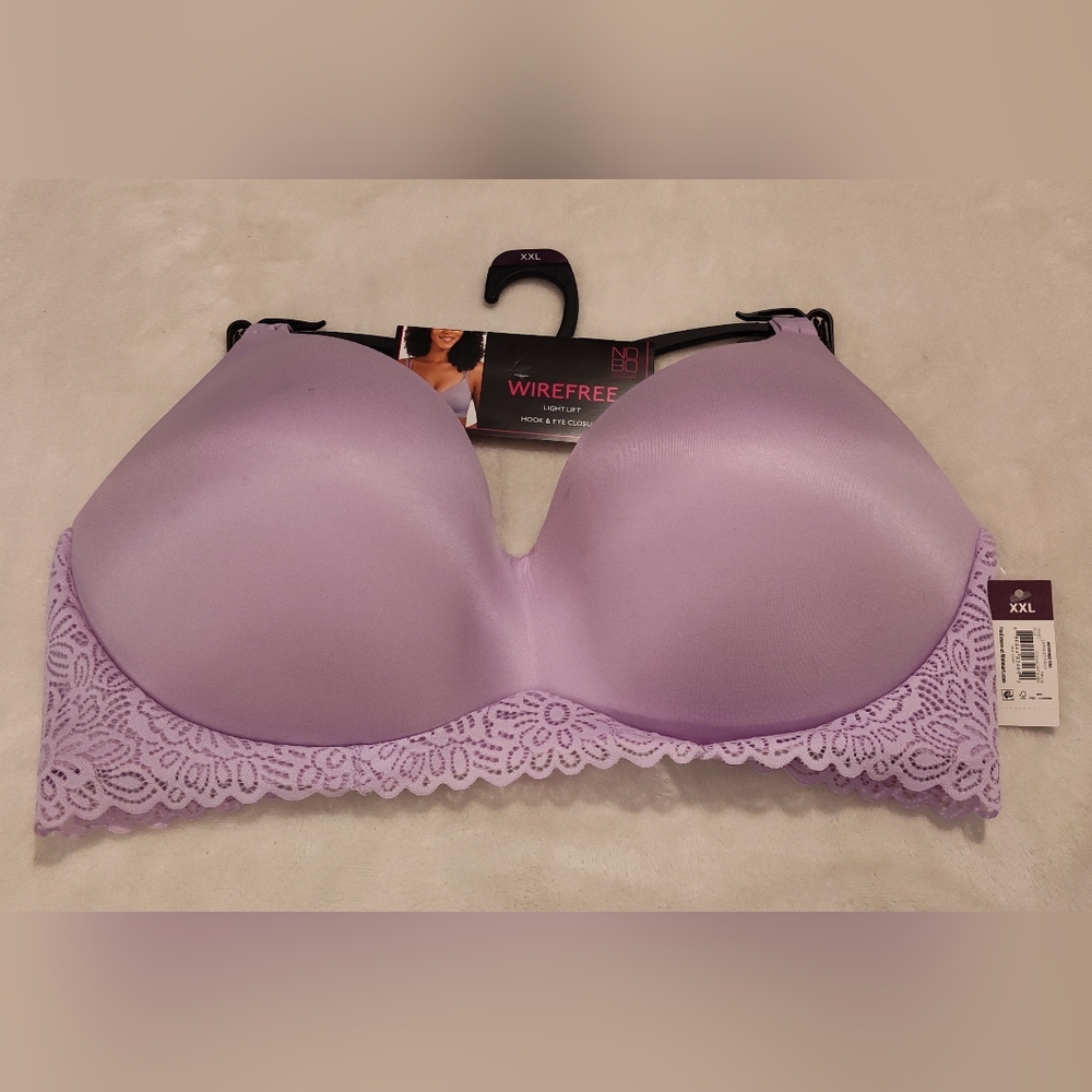 No Boundaries Lavender Wirefree Light Lift Bra